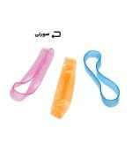 كش مینی لوپ ژله اي کد 1043-M رنگ صورتی