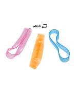 كش مینی لوپ ژله اي کد 1043-M رنگ نارنجی